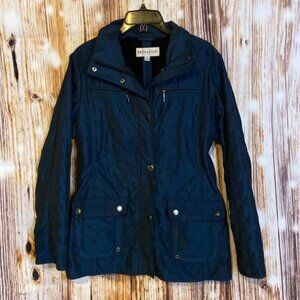 Pendleton Teal Quilted All Weather Coat/ Jacket - sz M